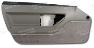 Door Panel. Gray Deluxe Coupe LH 88-89