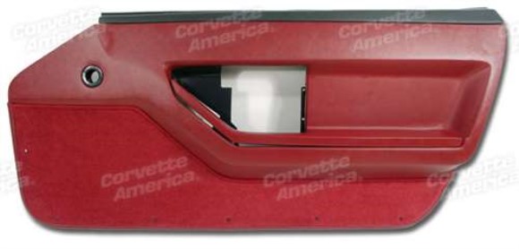 Door Panel. Red Deluxe Coupe RH 84-85