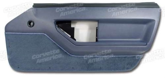 Door Panel. Blue Deluxe Coupe RH 84-85