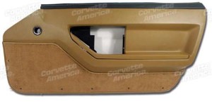 Door Panel. Saddle Deluxe Coupe RH 88-89