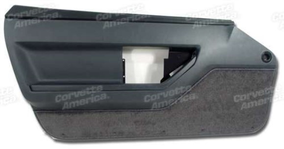 Door Panel. Graphite Deluxe Convertible LH 86-87