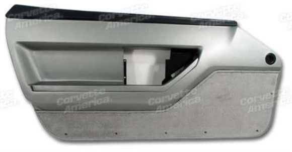 Door Panel. Gray Deluxe Convertible LH 86-87