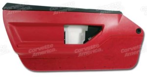 Door Panel. Red Deluxe Convertible LH 86-89