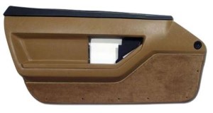 Door Panel. Saddle Deluxe Convertible LH 88-89