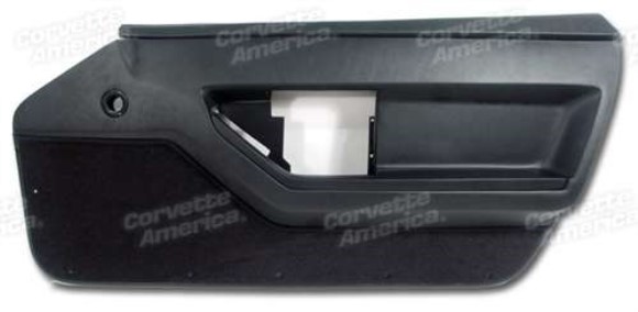 Door Panel. Black Deluxe Convertible RH 86-89