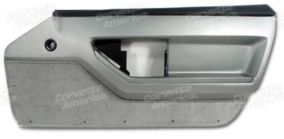 Door Panel. Gray Deluxe Convertible RH 86-87