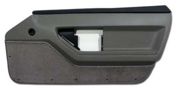 Door Panel. Gray Deluxe Convertible RH 88-89