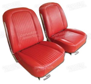 Vinyl Seat Covers. Red 63