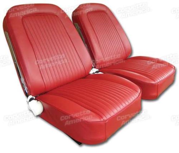 Vinyl Seat Covers. Red 64