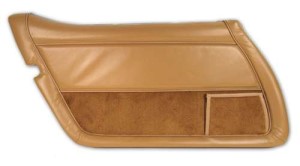 Leather Door Panel. Camel LH 81-82