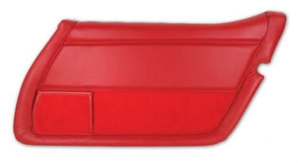 Leather Door Panel. Red RH 81