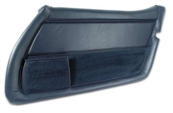 Leather Door Panel. Dark Blue RH 78-81