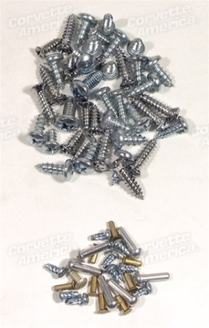 Hardtop Rebuild Hardware Set. 66pc 56-60