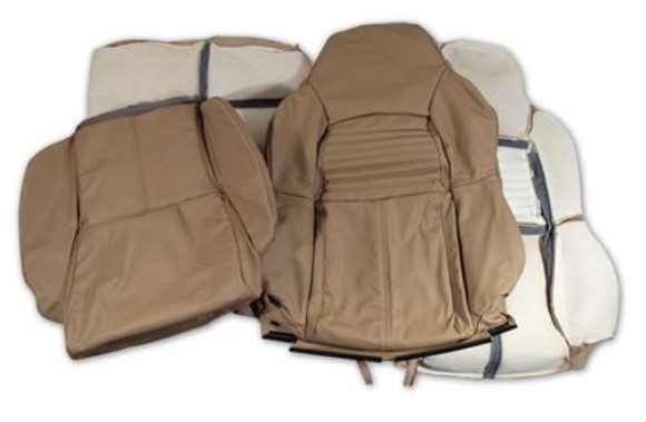 Leather Seat Covers. Beige Standard 94-96