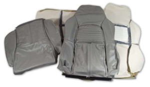 Leather Seat Covers. Gray Standard 94-96