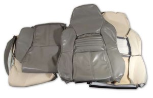 Leather Like Seat Covers. Gray Standard 94-96