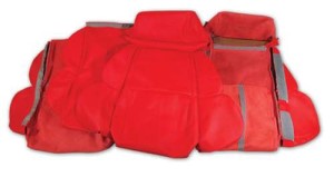 Leather Seat Covers. Red Standard 93