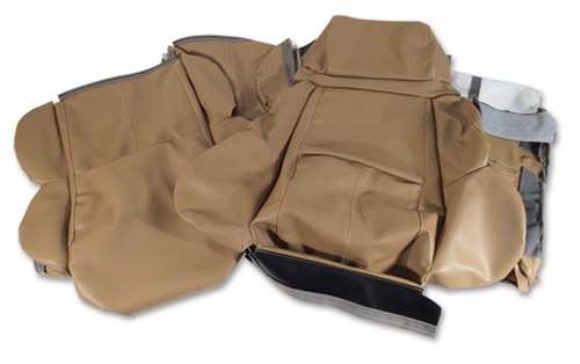 Leather Like Seat Covers. Beige Standard 93