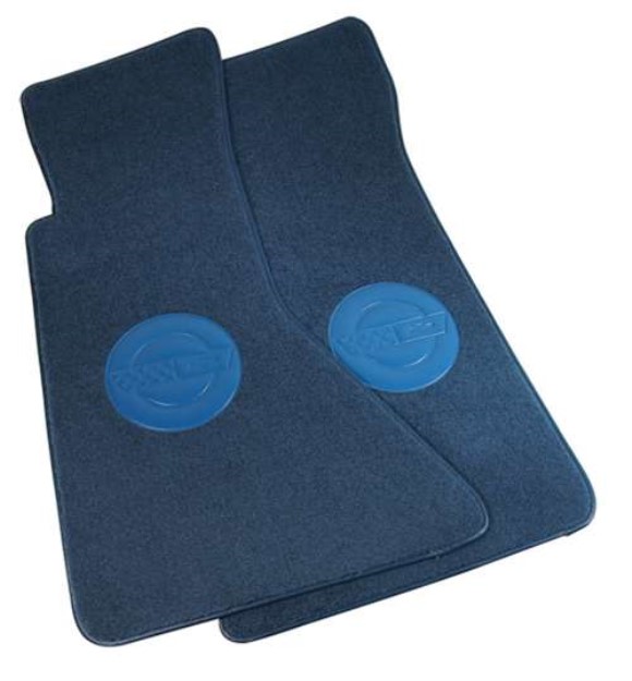 Mats. Blue Pile W/Embossed Logo 84-85