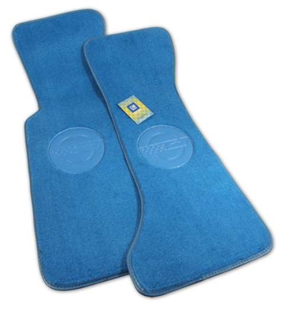 Mats. Blue Pile W/Embossed Logo 86-89