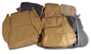 Leather Seat Covers. Saddle Standard No-Perforations 84-87