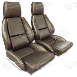 Mounted Leather Seat Covers. Bronze Standard No-Perforations 84-87