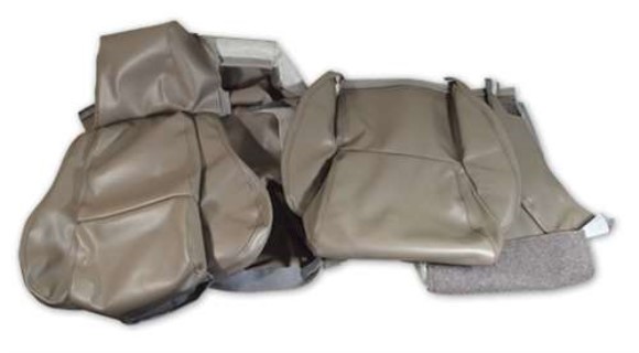 Leather Like Seat Covers. Gray Standard No-Perforations 88