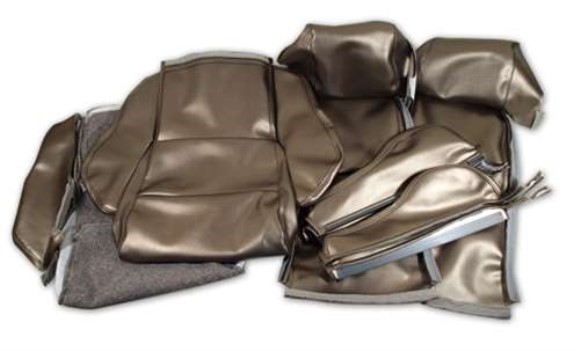 Leather Like Seat Covers. Bronze Sport No-Perforations 84-87