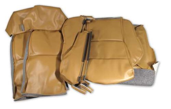 Leather Like Seat Covers. Saddle Sport No-Perforations 84-87