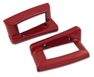 External Door Handle Plate - Crystal Red 08-13