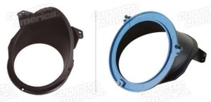 Speedo/Tach Retainer Housing Blue 72-77