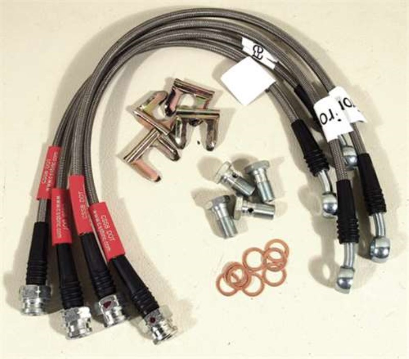 Brake Line Kit. Braided Stainless Steel 0513 Shop Brake Hoses and