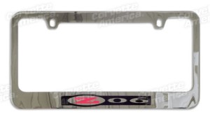 License Frame - Chrome with C5 Z06 Logo 