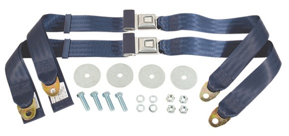 Seat Belts. Dark Blue Non-Retractable 68-96