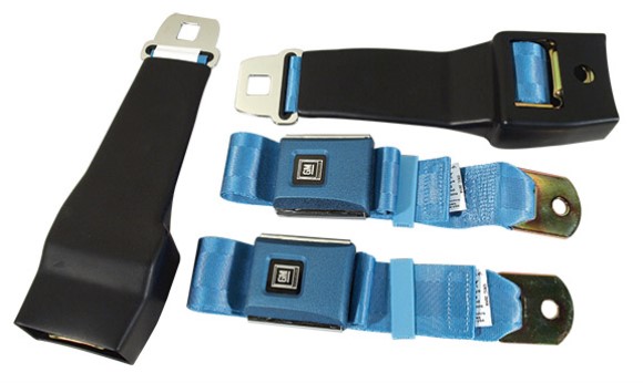 Seat Belts. OE Retractable Lap - Bright Blue 68