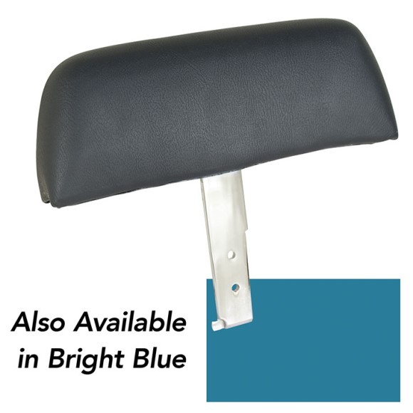 Headrests. Bright Blue Complete with ABS Covers 68-69