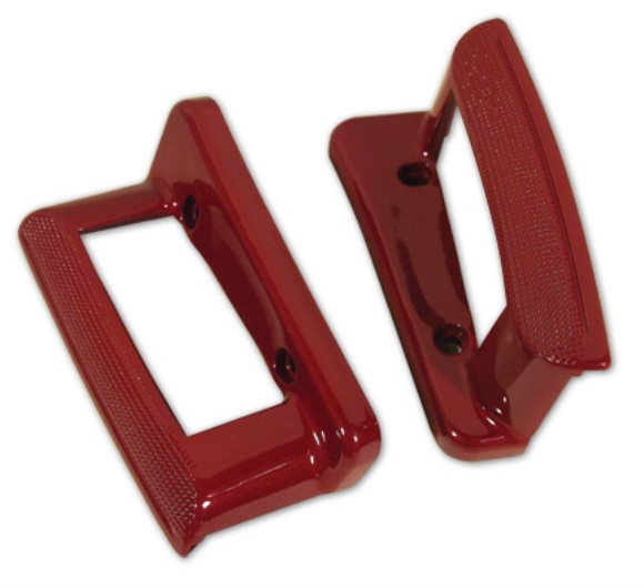 External Door Handle Plate - Monterey Red 05-07