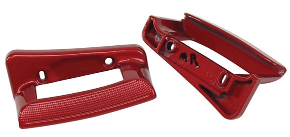 External Door Handle Plate - Magnetic Red 05