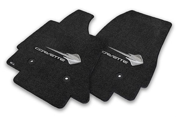 Lloyd Ultimat Jet Floor Mats with Corvette Script & Stingray Logo 14-18