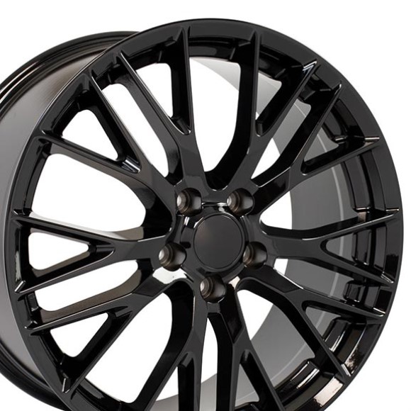 WHEEL. C7 Z06 REPLICA. BLACK. 20X10