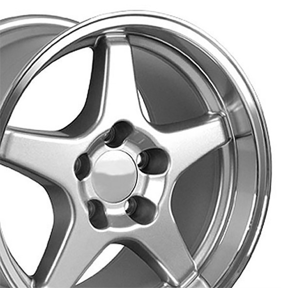 WHEEL. C4 ZR1 REPLICA SLV MAC 17X11