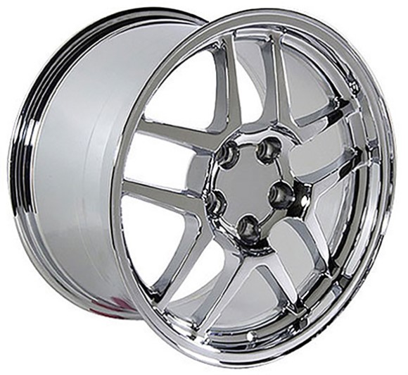 WHEEL. C5 Z06 CHROME 17X9.5