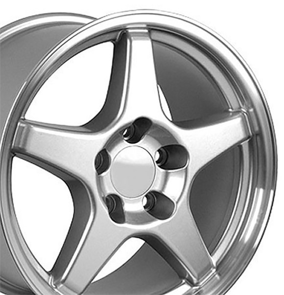 WHEEL. ZR1 STYLE REPL SLV MC 17X9.5