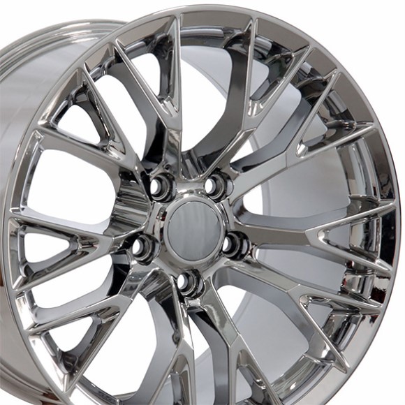 WHEEL. C7 Z06 REPLICA CHRM  17X9.5