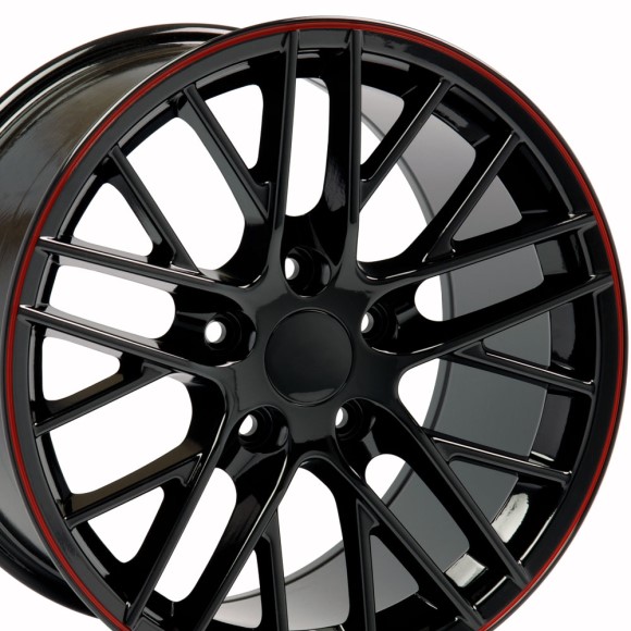 WHEEL. C6 ZR1 BLACK 19X10