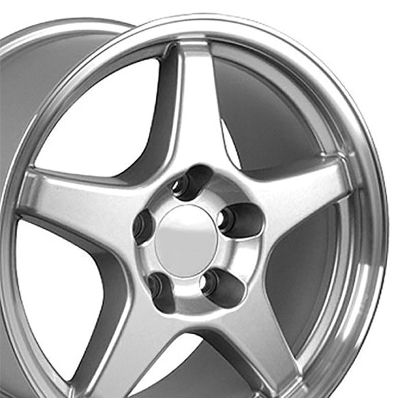 WHEEL SET. ZR1 STYLE SILVER