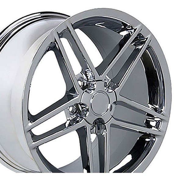 WHEEL SET. C6 Z06 SPLT 5 SPK CHRM