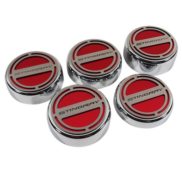 FLUID CAP CVRS. STINGRAY FONT. RED