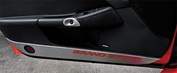 DOOR GUARDS. RED VNYL GRAND SPORT