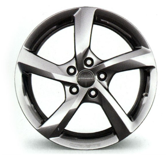 WHEEL. TORQUE 5 SPOKE 19- CHRM FRNT